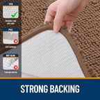 OLANLY Bathroom Runner Rugs 47x20, Extra Soft Absorbent Chenille Bath Rugs - Image 6