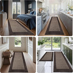 Machine Washable Kitchen Rug 32" x 72", Non Slip Indoor Door Rug, Absorbent - Image 5
