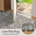 Rugxara 3x5 Rug for Entryway Bedroom, Vintage Retro Boho Throw Rug, Non Slip & - Image 7