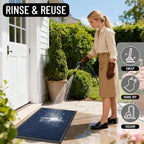 OLANLY Front Door Mat Outside Entrance 29.5x17, Heavy Duty Sturdy Natural - Image 8