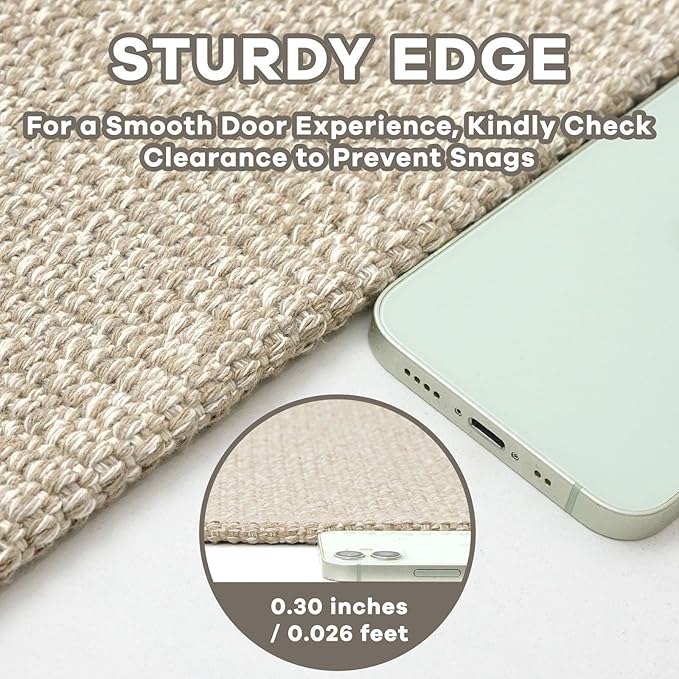 EARTHALL Washable Area Rug 3x4 Ft Non Slip Rugs - Image 2