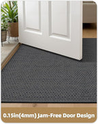 Color&Geometry Ultra-Thin Indoor Door Mat, Washable Doormat - Image 3