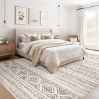 cotiled 5x8 Area Rugs Living Room Rug: Washable Boho Rugs - Image 3
