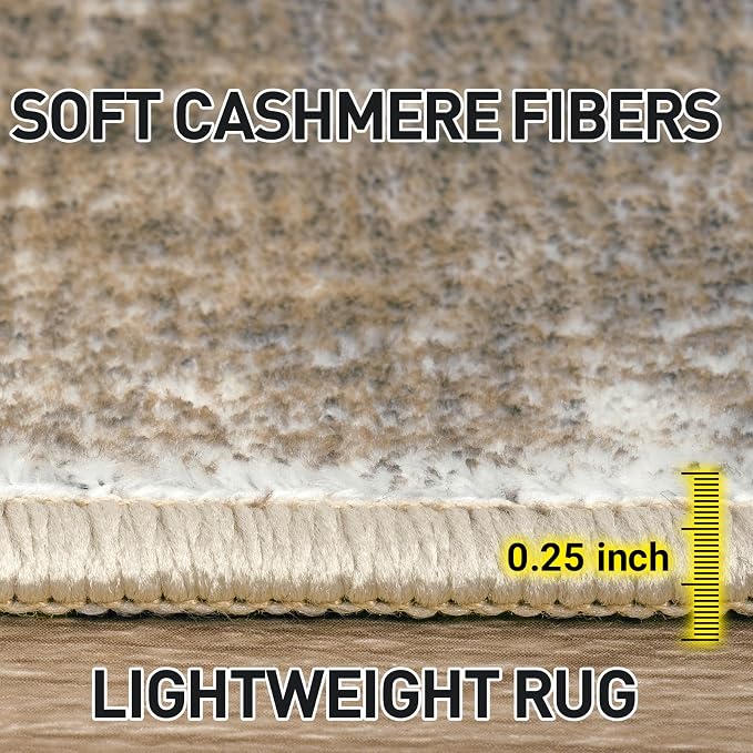 8x10 Area Rugs Washable Rug: Modern Abstract Living Room Rug Soft Anti-Skid - Image 7