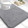 OLANLY Toilet Rugs U-Shaped 24x20, Extra Soft Absorbent Chenille Contour by OLANLY