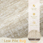 Washable Rug 6x9 Area Rugs: Modern Geometric Rugs - Image 3