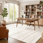 Nakagishi 10x12 Area Rug Living Room: Washable Boho Large Neutral Modern Soft - Image 5