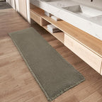 AMOAMI Upgraded Waffle Runner Rug Super Absorbent Non Slip Bath Mats by AMOAMI