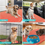 OLANLY Dog Door Mat for Muddy Paws 47x32, Absorbs Moisture and Dirt, Absorbent - Image 7