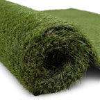 Ottomanson Artificial Turf Natural 78" x 26', Realistic Grass Carpet by Ottomanson