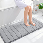 OLANLY Memory Foam Long Bathroom Rugs Runner 47x20, Super Soft Absorbent Bath by OLANLY
