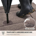 PURRUGS Dirt Trapping Door Mat 34" x 59", Non-Slip/Skid Machine Washable - Image 2