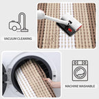 Kitinjoy Indoor Outdoor Door Mat, 48x30 Non-Slip Absorbent Dirt Trapper - Image 5