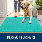 OLANLY Dog Door Mat for Muddy Paws 70x35, Absorbs Moisture and Dirt, Absorbent - Image 6