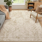 BESTSWEETIE Area Rug 6x9 Rug Machine Washable Non-Slip Low Pile Print Pattern - Image 5