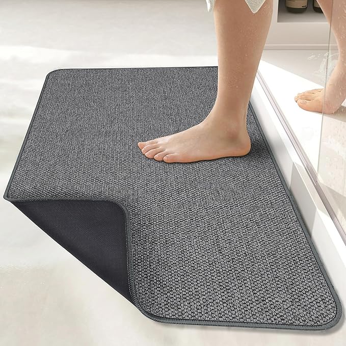 Bosap Bath Mat, Ultra Thin Bathroom Runner Rugs, Large Bath Mats - Image 7