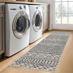 KUTA Moroccan Washable Hallway Runner Rug, 2x6 Non-Slip Vintage Light Brown - Image 3
