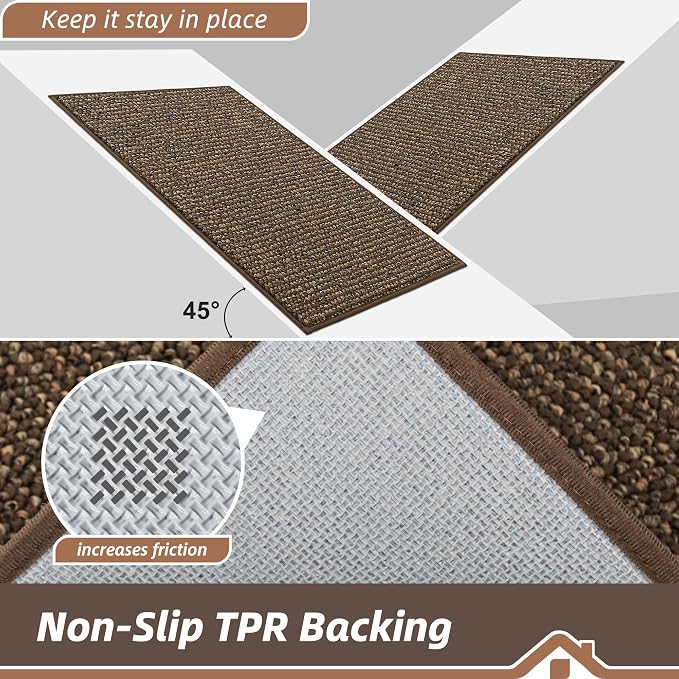 BEQHAUSE Dirt Trapper Door Mat 48" x 72", Non-Slip Washable Doormats Entrance - Image 6