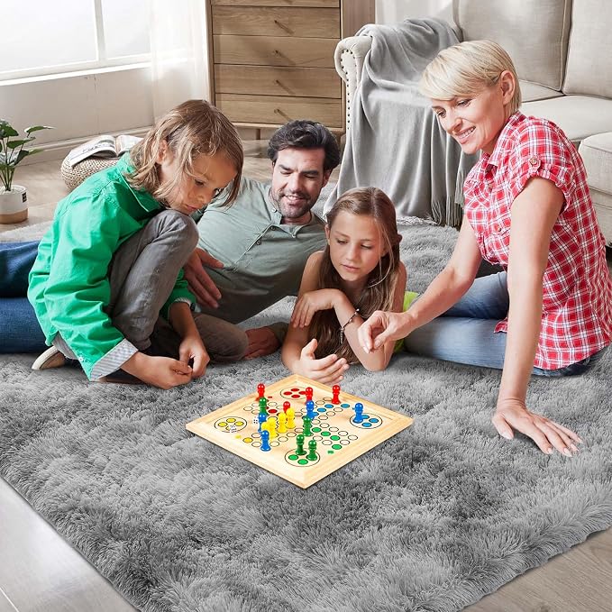 Shag Area Rugs for Bedroom Living Room, 4X6 Ultra Soft Fluffy Area Rugs for Dorm - Image 3