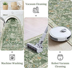 Yamaziot Washable Runner Rug 2x7 – Non Slip Boho Floral Hallway Runner Rug - Image 5
