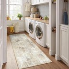 RELEANY Washable Area Rugs 2'x6' Non-Slip Modern Abstract Soft - Image 2