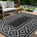 Outdoor Patio Plastic Straw Rug by Kalafun