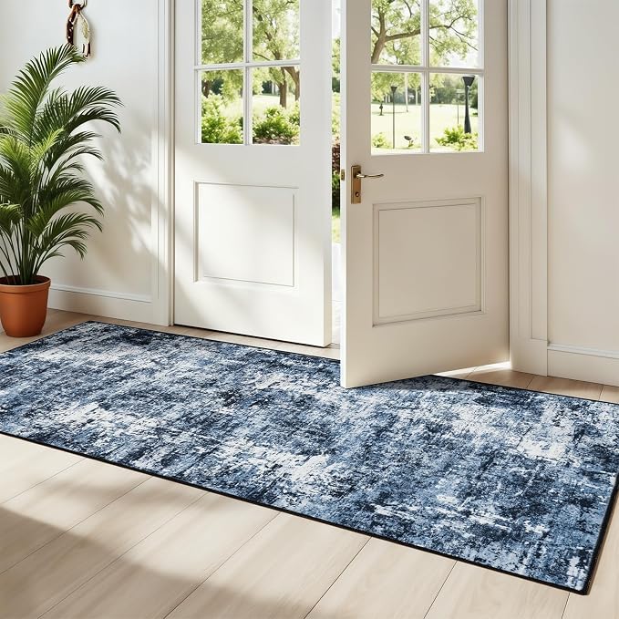 Rugflix 2x5 Runner Rug for Entryway, Kitchen Rugs Soft Non-Slip Washable by RugflixAreaRugs