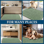 OLANLY Dog Door Mat for Muddy Paws 70x35, Absorbs Moisture and Dirt, Absorbent - Image 8