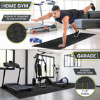 ProsourceFit Exercise Puzzle Mat 1/2-inch, EVA Interlocking Foam Floor Tiles - Image 3