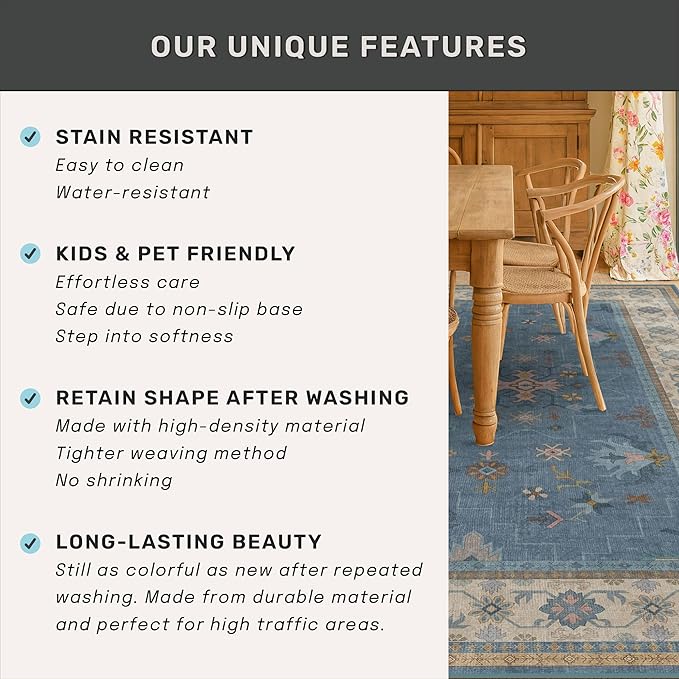 Hazo Haus Boho 8x12 Large Area Rugs - Image 7