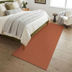 KOZYFLY Orange 3x7 Washable Kitchen Runner Rug, Non Slip Wide Runners - Image 8