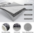 4x12 Runner Rug for Wide Hallway: Long Washable Runners for Entryway Living - Image 6