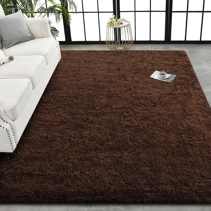 TWINNIS Super Soft Shaggy Rugs Fluffy Carpets, 6x9 Feet, Indoor Modern Plush - Image 8