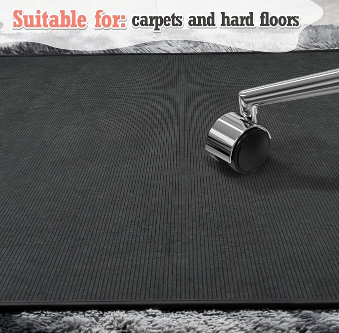 Heavy Duty Office Chair Mat for Carpet and Hardwood Floor Bohemian Desk Chair - Image 8