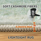 6x9 Area Rugs for Living Room Rug Washable: Abstract Rug for Dining Room - Image 7