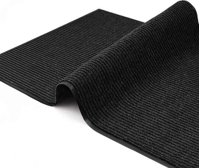 4 Pack Charcoal Commercial Door Mat 3'x5' Heavy Duty Industrial Floor Mat - Image 9