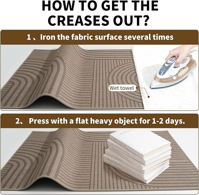 Front Door Mat 17''x30'', Non Slip Absorbent Dirt Resist Washable Low-Profile - Image 7