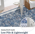 Yamaziot Washable Runner Rug 2x10 – Floral Non Slip Boho Hallway Runner Rug - Image 4