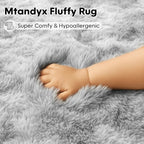 6x9 Rugs for Living Room, Rugs for Bedroom, Plush Fluffy Carpet, Non-Slip - Image 2