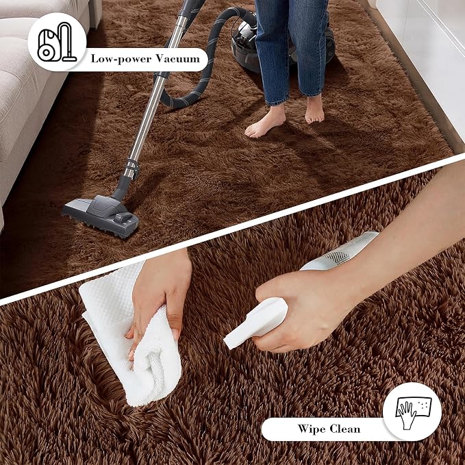 yongyangjuxin Fluffy Rug Shag Area Rug, Large Shag Area Rugs - Image 7