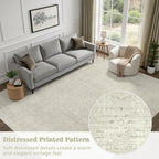 DCX 6x9 Beige Rug, Kid & Pet Friendly - Image 3