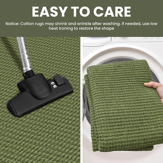IOHOUZE Washable Exrea Long Hallway Runner Rug 3x16 Non Slip Rubber Backed - Image 4