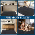 OLANLY Dog Door Mat for Muddy Paws 70x24, Absorbs Moisture and Dirt, Absorbent - Image 8