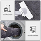 PURRUGS Dirt Trapping Door Mat 36" x 36", Non-Slip Machine Washable Entry Rug - Image 7