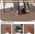 Indoor Door Mat 24"x72", Door Mat Indoor Entrance Dirt Resistant and Absorbent - Image 3