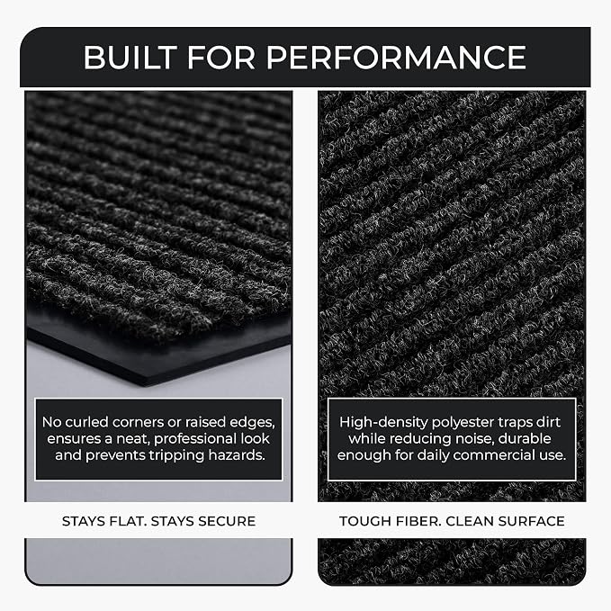 4 Pack 2' x 3' Heavy Duty Entry Mat, Low Profile Door Rug - Image 7