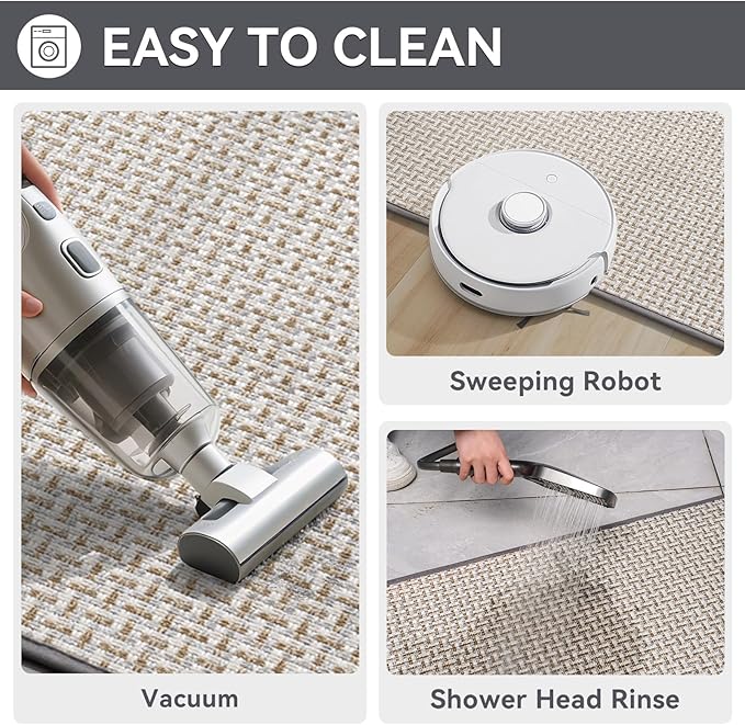 Indoor Door Mat 36x60 Dirt Resistant and Absorbent, Non-Slip Rubber Backing - Image 5