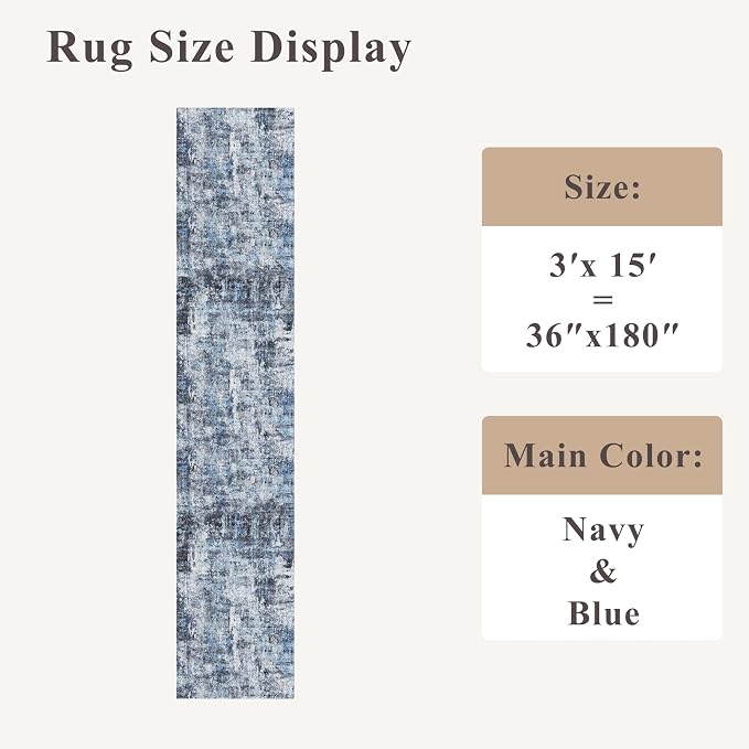 3x15 Ft Long Hallway Runner Rug - Image 2