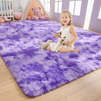 AROGAN Soft Rainbow Area Rugs for Girls Room 2x6 Feet, Fluffy Girls Bedroom Rugs - Image 3