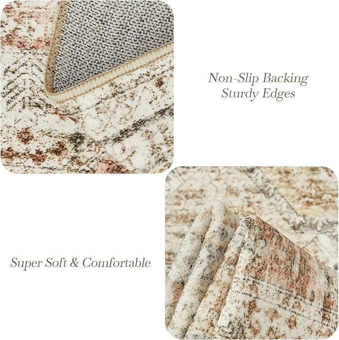 Soalmost Washable Area Rug 8x10, Large Soft Rugs - Image 6
